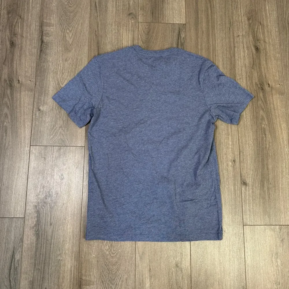 J.Crew Broken-in T-shirt Mens M Tall Blue Cotton Crewneck Pullover Short Sleeve